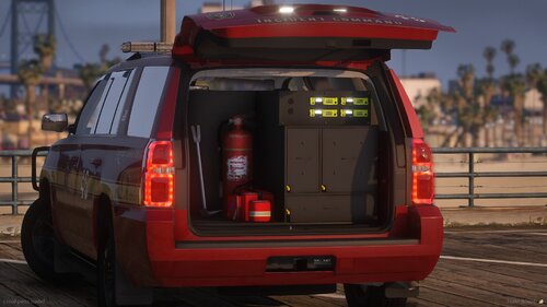 Could contain: vehicle, outdoor, land vehicle, sky, car, automotive tail & brake light, wheel, transport, text, red, automotive exterior, ground, parked, van