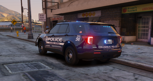 Could contain: vehicle, land vehicle, wheel, text, tire, outdoor, sport utility vehicle, building, vehicle registration plate, transport, car, road, compact sport utility vehicle, auto part, automotive exterior, automotive luggage rack, crossover suv, automotive carrying rack, automotive lighting, automotive tail & brake light, roof rack, family car, motor vehicle, mini suv, mini mpv, bumper, hatchback, ground, street, parked, jeep, police