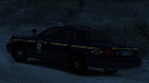 Could contain: vehicle, land vehicle, wheel, transport, outdoor, car, tire, police car, full-size car, auto part, street, police