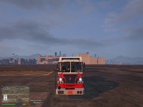 Could contain: vehicle, cloud, sky, outdoor, land vehicle, transport, truck, screenshot, wheel, tractor, ground