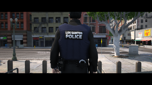 Could contain: outdoor, clothing, person, building, man, land vehicle, vehicle, luggage and bags, street, city