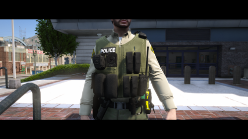 Could contain: clothing, building, outdoor, person, screenshot, military uniform