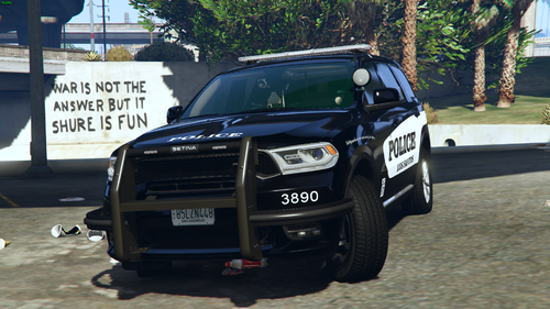 Could contain: vehicle, land vehicle, tire, wheel, text, outdoor, bumper, auto part, sport utility vehicle, automotive exterior, vehicle registration plate, automotive tire, motor vehicle, compact sport utility vehicle, fender, grille, land rover, automotive design, mitsubishi, ground, road, car, police