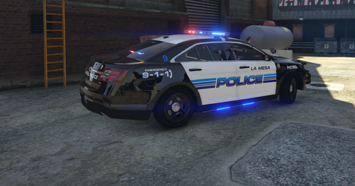 Could contain: vehicle, land vehicle, wheel, tire, police car, law enforcement, transport, text, full-size car, auto part, ford, emergency service, mid-size car, automotive light bulb, police, outdoor, car, ground, street