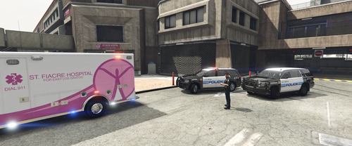 Could contain: vehicle, land vehicle, wheel, outdoor, building, car, text, road, van, transport, tire, truck, ground, purple