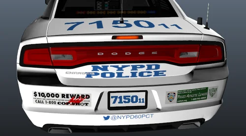 Could contain: text, vehicle, land vehicle, vehicle registration plate, car, automotive exterior, bumper, auto part, ford motor company, automotive light bulb, automotive tail & brake light, ford, automotive design, wheel, motor vehicle, full-size car, transport, outdoor, police