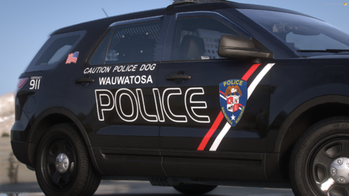 Could contain: vehicle, land vehicle, wheel, tire, text, outdoor, transport, auto part, car, automotive exterior, sport utility vehicle, motor vehicle, compact sport utility vehicle, roof rack, automotive luggage rack, parked, police, suv