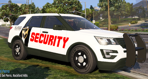 Security Car [FiveM Ready] - Vehicle Textures - LCPDFR.com