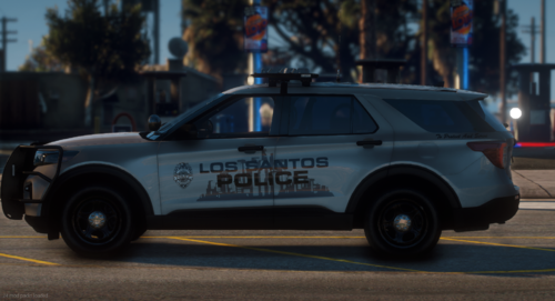 Could contain: vehicle, land vehicle, wheel, tire, transport, outdoor, car, police, auto part, sport utility vehicle, automotive exterior, roof rack, compact sport utility vehicle, automotive carrying rack, automotive luggage rack, bumper, motor vehicle, automotive tire, law enforcement, text, fender, police car, road, crossover suv, street, suv