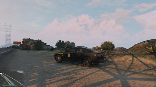 Could contain: outdoor, sky, land vehicle, wheel, vehicle, cloud, tire, auto part, tree, car, ground, road, military vehicle, track, way