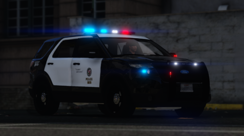 Could contain: vehicle, land vehicle, wheel, tire, outdoor, car, auto part, transport, automotive lighting, police car, bumper, automotive exterior, automotive light bulb, automotive tail & brake light, automotive side marker light, vehicle registration plate, sport utility vehicle, law enforcement, road, night, police, street, light