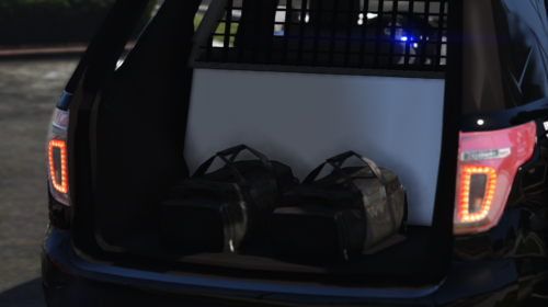 Could contain: vehicle, land vehicle, car, auto part, outdoor, tire, trunk, bag, person, luggage compartment