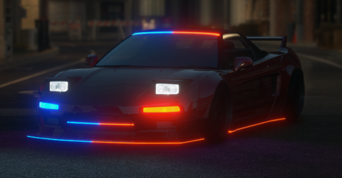 Could contain: vehicle, land vehicle, car, sports car, automotive lighting, automotive design, road, wheel, performance car, mid-size car, sports sedan, automotive tail & brake light, outdoor, supercar, automotive light bulb, luxury vehicle, grand tourer, auto part, spoiler, automotive side marker light, night, street, light