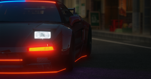 Could contain: vehicle, land vehicle, car, automotive lighting, automotive design, automotive tail & brake light, luxury vehicle, auto part, mid-size car, sports sedan, automotive side marker light, vehicle registration plate, wheel, automotive exterior, sports car, automotive light bulb, outdoor, performance car, spoiler, road, audi, bumper, red, light, night