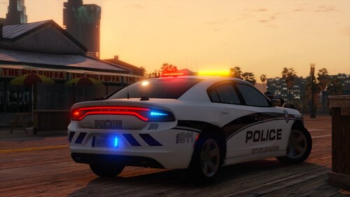 Could contain: vehicle, land vehicle, sky, outdoor, wheel, building, automotive design, auto part, sports car, mid-size car, tire, full-size car, sports sedan, performance car, road, car, street, ground, police