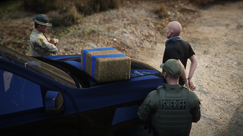 Could contain: outdoor, clothing, ground, person, vehicle, car, hiking, land vehicle, blue