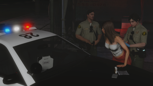 Could contain: clothing, person, vehicle, land vehicle, man, police, law enforcement, officer, people, outdoor, car