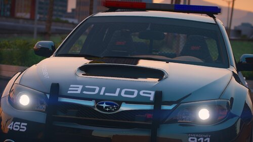 Could contain: vehicle, land vehicle, text, outdoor, wheel, car, tire, vehicle registration plate, transport, auto part, ford, ford motor company, subaru, city car, bumper, automotive light bulb, mitsubishi, automotive exterior, hatchback, police car, blue, police