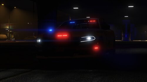 Could contain: vehicle, land vehicle, car, outdoor, automotive lighting, vehicle registration plate, wheel, automotive tail & brake light, light, road, night, auto part, automotive exterior, text, transport, street, police