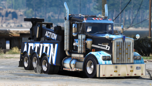 Could contain: wheel, outdoor, vehicle, tire, land vehicle, transport, truck, auto part, road, trailer truck, freight transport, commercial vehicle, trailer, ground, parked