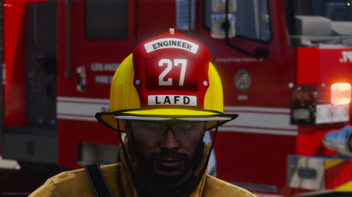 Could contain: firefighter, emergency service, fire department, workwear, emergency, person, hard hat, fire, personal protective equipment, rescue, fire apparatus, man, helmet, emergency vehicle, blue-collar worker, high-visibility clothing, service, rescuer, fireman, clothing, outdoor, yellow, red, wearing