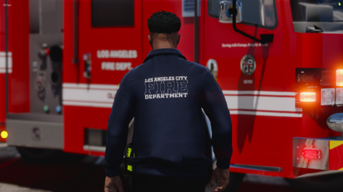 Could contain: firefighter, emergency service, fire department, person, clothing, fire apparatus, emergency, emergency vehicle, fire, vehicle, rescue, service, outdoor, land vehicle, red